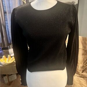 Nanette Lepore Black Shimmer Blouse